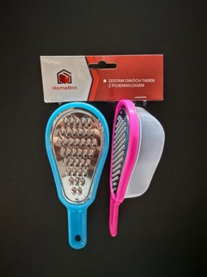 ZESTAW DWÓCH TAREK Z POJEMNIKIEM