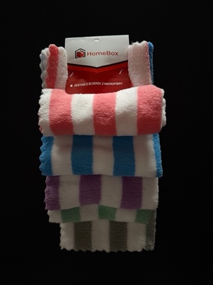 Zestaw ścierek z mikrofibry – 5 szt